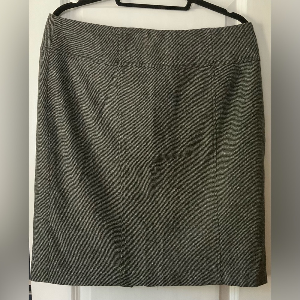 Black and white marl pencil skirt